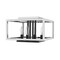Z-Lite Quadra 4 Light Flush Mount, Chrome + Black 456F-CH-BK - alternate 7
